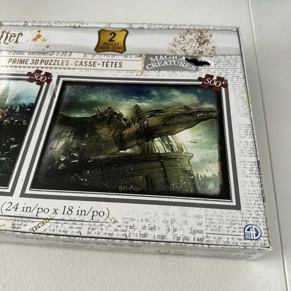 Harry Potter Wizarding World Prime 3D Image 2 puzzles 500pc Each